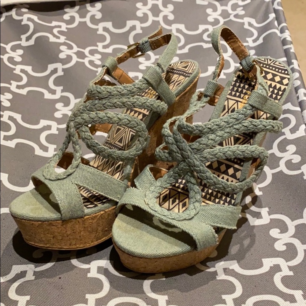Blue wedges